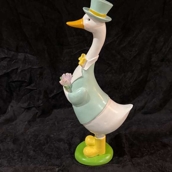 Art Deco Resin Ready For His Special Occassion Duck Statue - Picture 4 of 8